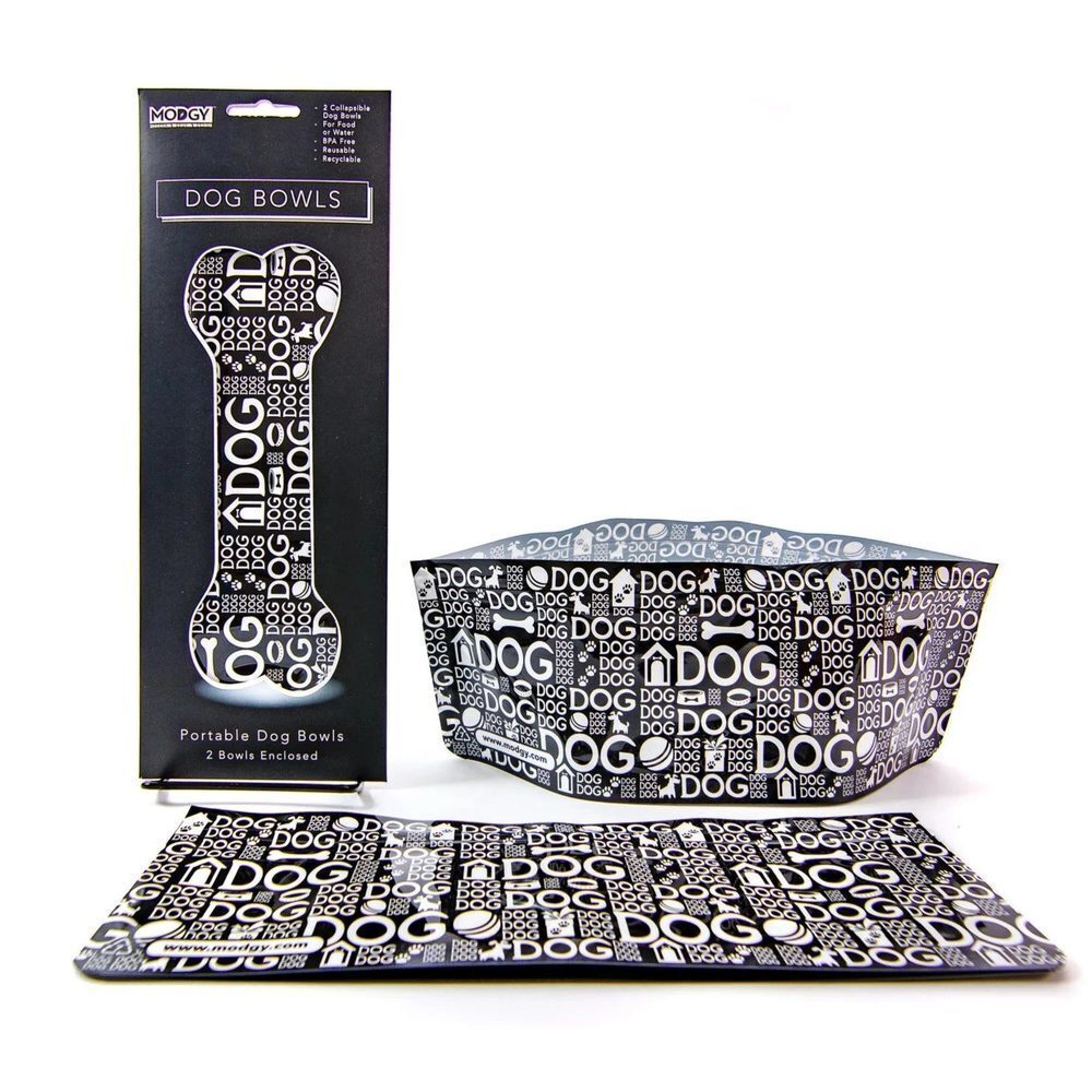 The BPA-Free Expandable Water Bowls Set